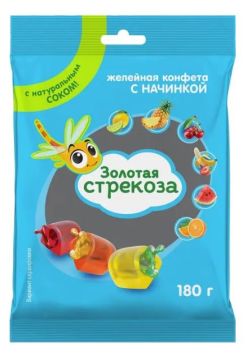 Продукты, Конфета Золотая стрекоза 180г 1/24