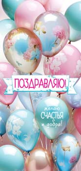 Конверт для денег 16,5х8см Поздравляем ! 90-2197 10/10 