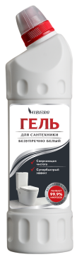 Средство жидкое 750мл гель для сантехники Безупречно белый HIBERG 1/12