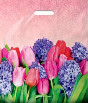 Пакет с вырубной ручкой (40х47)-45 Лирика 50/500