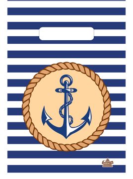 Пакет с вырубной ручкой (20х30)-30 Тельняшка Тико 100/3000