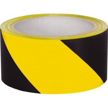 Разметочная лента желто-черная (50х50) Нова Ролл 3/12