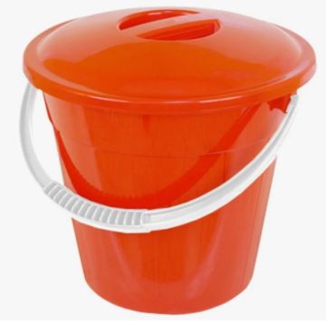 Ведро 12л с крышкой пластик пищевое Евро Радиан 1/1 