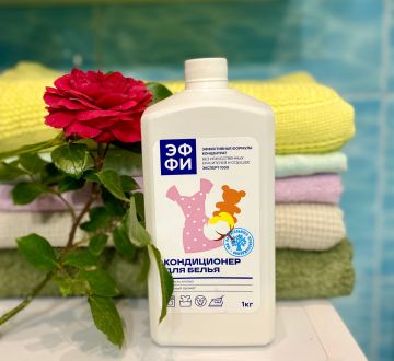 Кондиционер для белья 1кг Эффективная формула Морской бриз ЭФФИ (эксперт 1000) 1/15