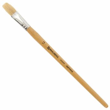 Кисть щетина плоская №12 BRAUBERG  1/30/1200 