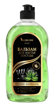 Средство жидкое для мытья посуды 500мл HIBERG Алоэ Вера 1/12