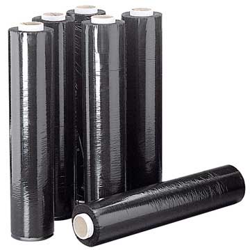 Пленка стретч (стрейч) 500х20мкм черная (2,0кг) 1/6