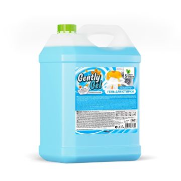 Средство жидкое 5л Clean&Green Gently Gel гель концентрат для стирки универсальный 1/4