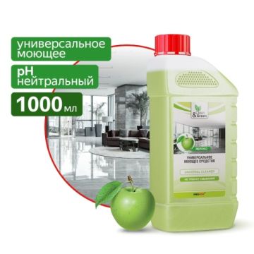 Средство жидкое 1л универсал моющее нейтральное Clean&Green 1/8 