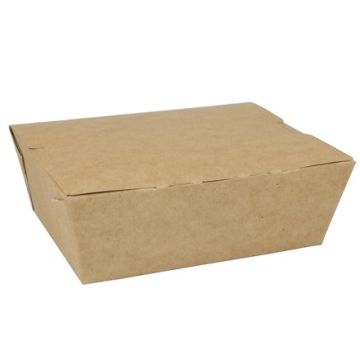 Лоток бумажный крафт 150х115х50мм ламин OSQ LUNCH 600 25/500