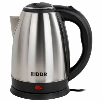 Чайник DDR DKT-188 1,8 л закрытый элемент, нержавеющая сталь 1/3 