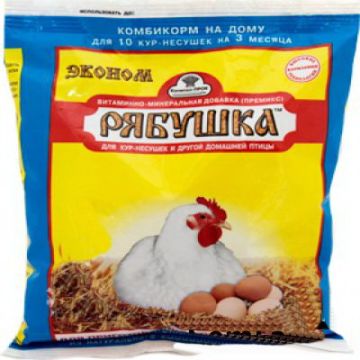 Премикс Рябушка 500г эконом витам.-минерал. добавка на 100кг комбикорма 1/18