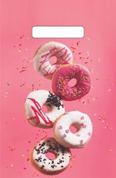 Пакет с вырубной ручкой (20х30)-30 Пончики 100/3000 