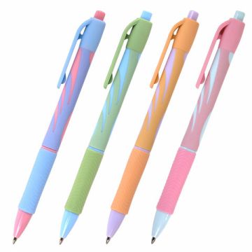 Ручка шариковая автомат синяя узел 0,7мм Brauberg Pastel 1/40