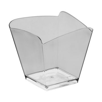 Креманка 95мл 57х57 чаша Волна прозрачная ВЗЛП 25/500 