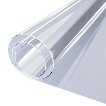 скатерть ПВХ прозрачная гибкое/мягкое стекло 120х60см 0,8мм DASWERK 1/25