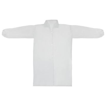 Халат на липучках белый одноразовый ХL (10шт) снаблайн 1/10 