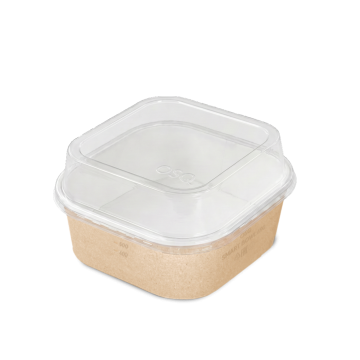 Контейнер бумажный 690мл 145х145х51мм крафт ламин OSQ SMART BOWL 690 (кр473564) 45/360 