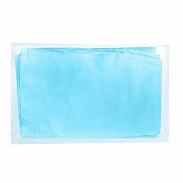 Простыня стерильная голубая 70х80см спанбонд 25 г/м2 NF 1/320 