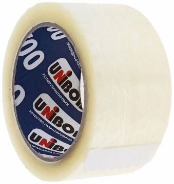 Клейкая лента (скотч) (48х132) прозрачная UNIBOB600 6/36