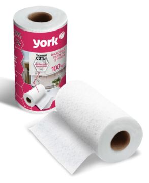 Салфетка вискозная (22,5х25) универсальные (100шт) 40г/м2  YORK 1/18
