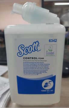 Картридж с жидким мылом однораз 1л KIMBERLY-CLARK Scott control прозрачный диспенсер 1/1 