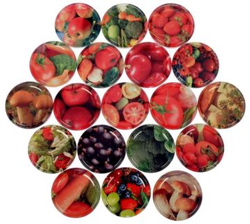 Крышки винтовые Твист-Офф III-66 для консервирования литография 20/400