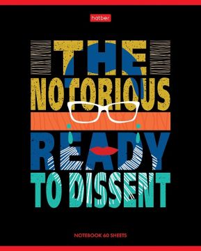 Тетрадь 60л А5 клетка скоба мел картон Urban-tags Хатбер 1/80