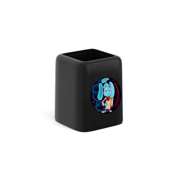 Подставка-органайзер 98х80х80мм квадрат черный ErichKrause Тайна третьей планеты 1/8