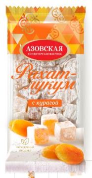 Продукты, АКФ Рахат-лукум с курагой 300г 1/12