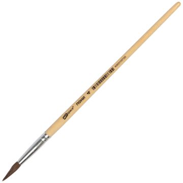 Кисть пони круглая №4 ArtSpace 1/25/250 