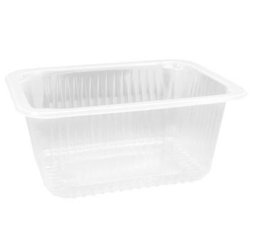 Лоток под запайку 187х137х83 прозрачный ПП 1295мл А ЮУП 80/320 