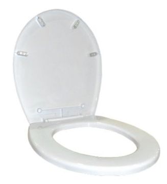 Сиденье для унитаза белое