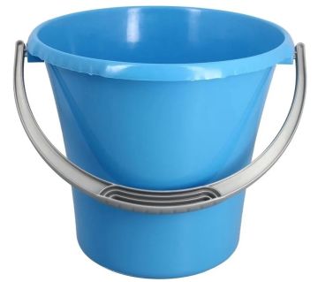 Ведро 5л с крышкой Либерти Голубое 