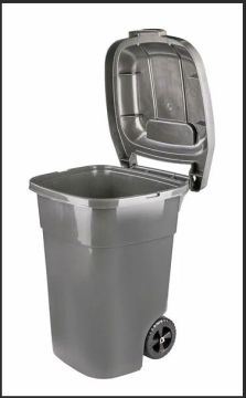 Бак для мусора Эконом 65л на колесах Альтернатива 1/1