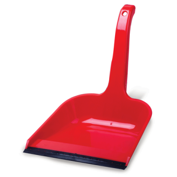 Совок д/мусора высокая ручка пластик цвет ассорти 1/54