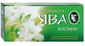 Продукты, Чай Принцесса Ява зеленый с жасмином 25 пак 1/1