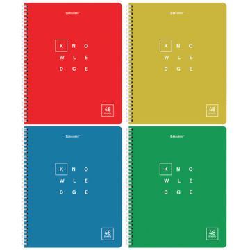 Тетрадь 48л А5 клетка гребень Brauberg Knowledge 1/4/96