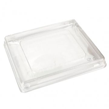 Крышка для контейнера 550мл 141х141х13,5мм OSQ SmartPack прозр плоская 50/450