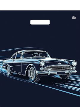 Пакет с вырубной ручкой (38х45)-55 Движение Тико 50/500