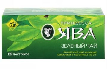 Продукты, Чай Принцесса Ява зеленый 25 пак 1/1