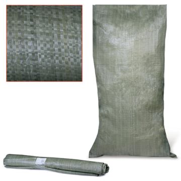 Мешки строительные полипропиленовые зеленые 55х105 1/10