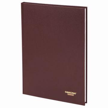 Книга учета 96л А4 200х290мм линия бумвинил блок офсет ОФИСМАГ 1/10