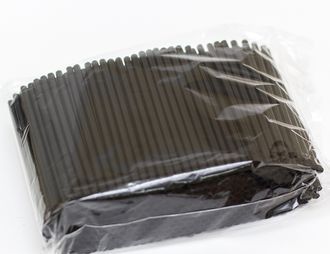 Трубочки для коктейля 125х5 мартини черные (400шт) 1/50