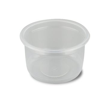 Контейнер ПП 500мл d-115мм h-82,6мм СпК-115 круглый прозрачный ПолиЭр 50/500