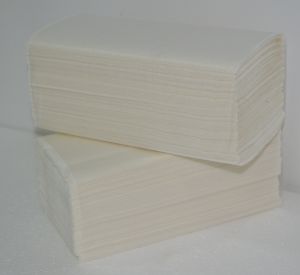 Полотенца бумажные 1сл 200л белые 22,5х23 (V) 20гр 1/16