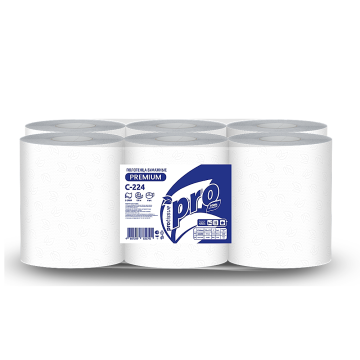 Полотенца бумажные рулон с центральной вытяжкой 2сл 150м d60мм 36гр С224 1/6