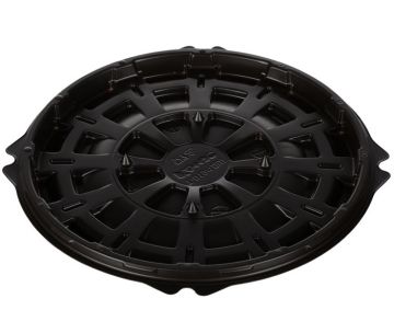 Емкость торт Т-019/1ДШ (224х15) дно корич. Комус (крышка 470915) 225/225