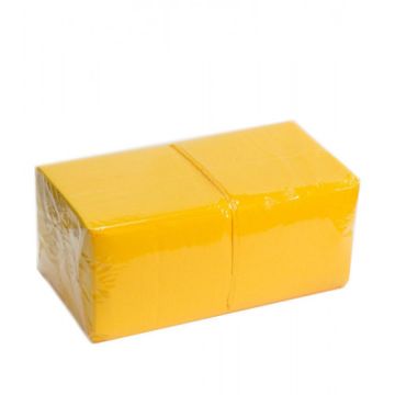 Салфетки биг пак желтые интенсив (24х24) (400) 1/6