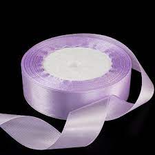 Лента атласная 38мм 25м сиреневый нежный 1/5